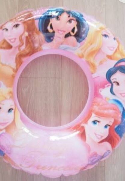 【ディズニープリンセス】子ども用うきわ(浮き輪)中古品 プール 海 幼児