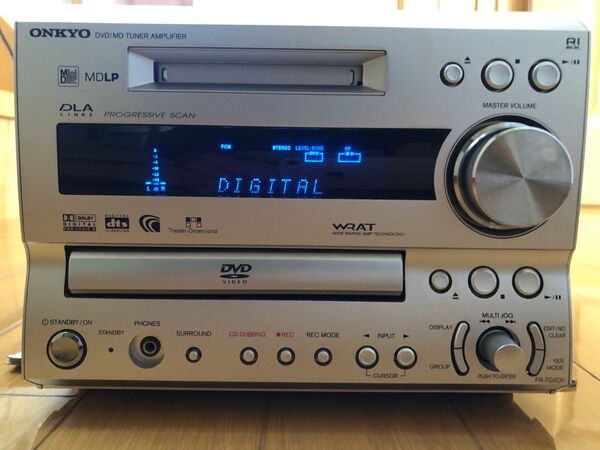 ONKYO DVD/MDチューナーアンプ FR-7GXDV CD MD