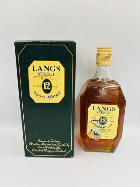 未開栓 LANGS ラングス セレクト 12年 特級 750ml 43% ブレンデッド スコッチウイスキー