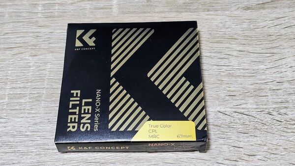 K&F Concept 67mm True Color CPLフィルター(NANO-Xシリーズ)