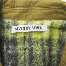 7x7 seven by seven セブンバイセブン 18AW Western Leather Jacket ウエスタンレザージャケット 822008 カウハイド ヌバック ☆☆mc62841_画像3