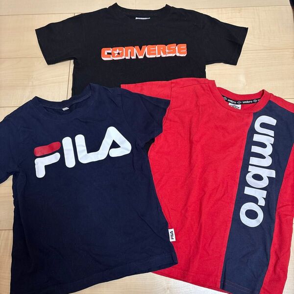 CONVERSE ロゴプリント Tシャツ 130 アンブロ FILA 半袖