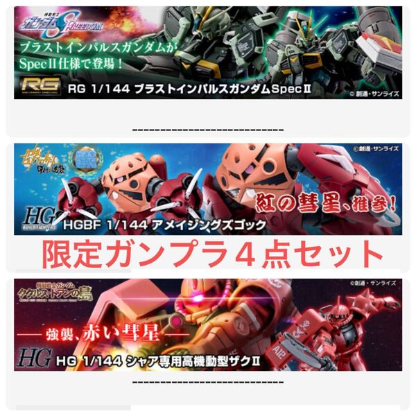高機動型ザク アメイジングズゴック ブラストインパルス Gセルフ パーフェクトパック 限定 プレバン ガンプラ HG RG 未組立