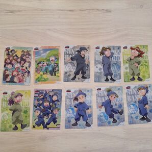 忍たま乱太郎 クリアカード 10枚セット 山田伝蔵 小松田秀作 三反田数馬 川西左近