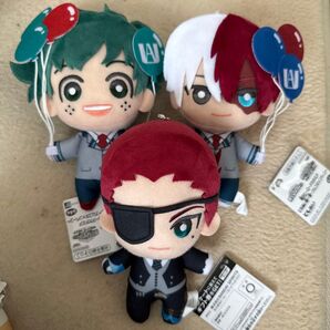 僕のヒーローアカデミア ちびぐるみ ぬいぐるみマスコット 3個セット
