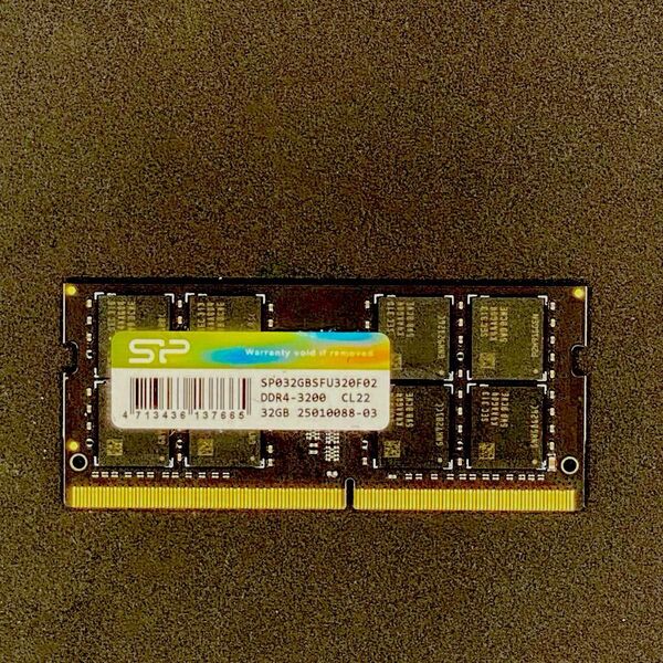 シリコンパワー ノートPCメモリ DDR4-3200 32GB