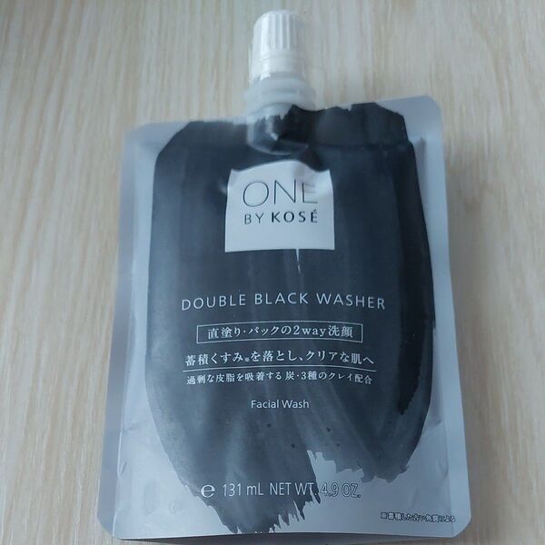 ONE BY KOSE ダブル ブラック ウォッシャー 140g ×1