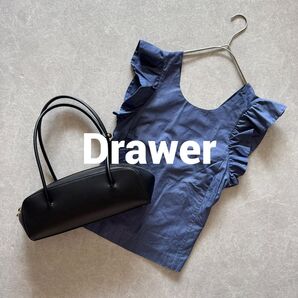 Drawer ノースリーブフリルトップス