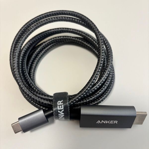 Anker 高耐久ナイロン USB-C & HDMI ケーブル (1.8m ブラック)【4K 対応】