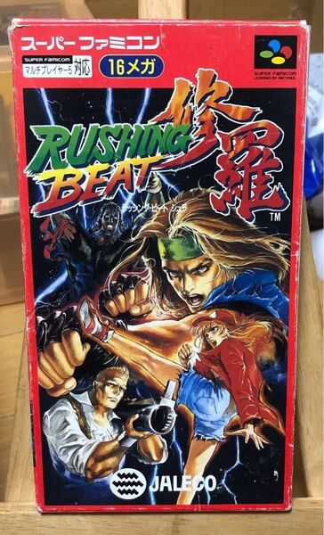 【SFC】 ラッシング・ビート修羅 箱説付き