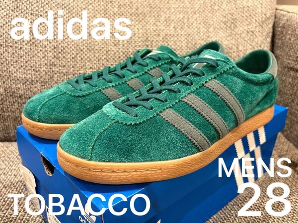 adidas TOBACCO☆アディダス タバコ☆グリーン☆メンズ 28cm☆新品・未使用☆タグ・箱付