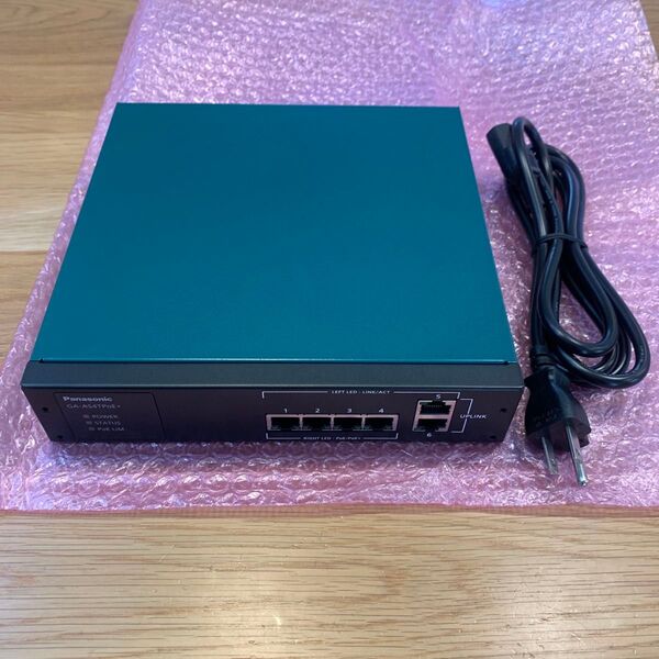!!未使用品!!4ポート パナソニックLSネットワークス GA-AS4TPoE PN25048 PoE給電スイッチングハブ