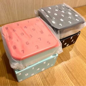 【新品未使用】SOUSOU SO-SU-U 入れ子容器 2種 セット 非売品 おしゃれ かわいい タッパー コンテナ 弁当箱