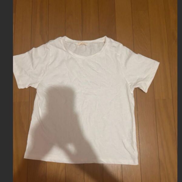 earth music & ecology ホワイト 半袖Tシャツ