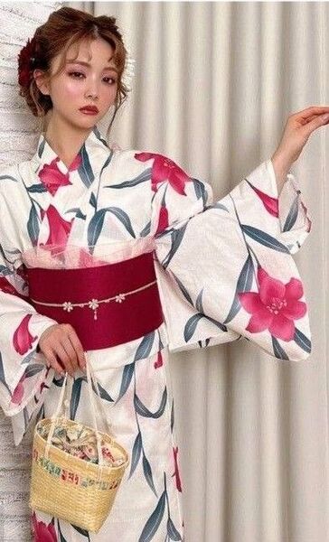 浴衣グレイル 赤百合浴衣