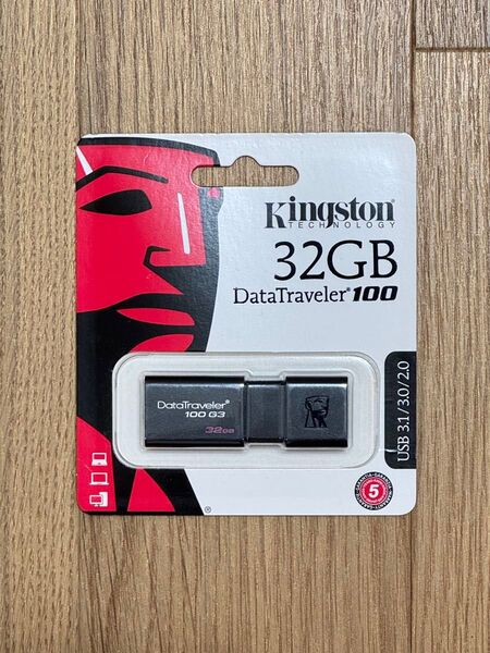 キングストン Kingston DataTraveler 100 G3 32GB USBメモリ USB3.1/3.0/2.0