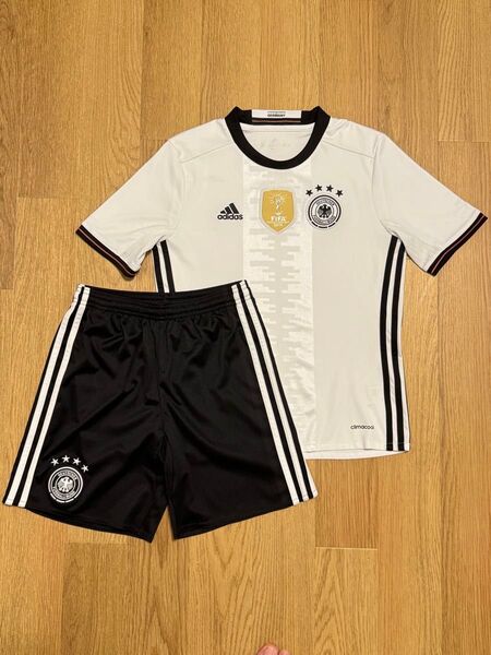 adidas アディダス ドイツ代表 サッカーレプリカユニフォーム シャツ/パンツ 2点セット ジュニア 150