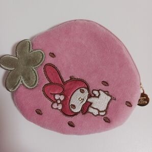 My Melody マイメロディ メゾンドフルール Maison de FLEUR いちごポーチ ピンク ケース 苺 ストロベリー
