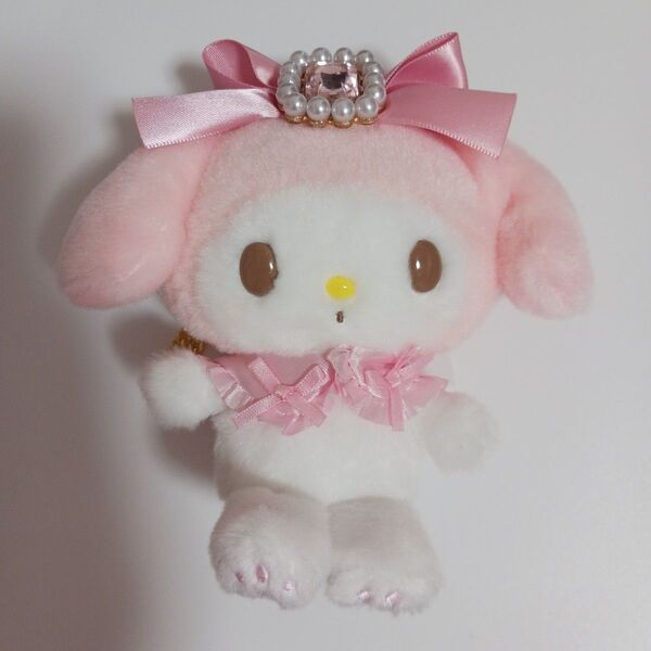 My Melody マイメロディ きらめきビジュー マスコットホルダー バッグチャーム ピンク Sanrio サンリオ ピンク