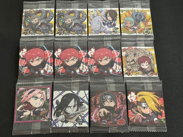 NARUTO ナルト疾風伝 忍界ウエハース vol.4 うちはイタチ サソリ デイダラ 等まとめ売り にふぉるめーしょん