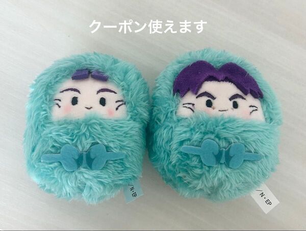立花仙蔵 潮江文次郎 くるみたぴぬい 忍たま 忍たま乱太郎 ぬいぐるみ