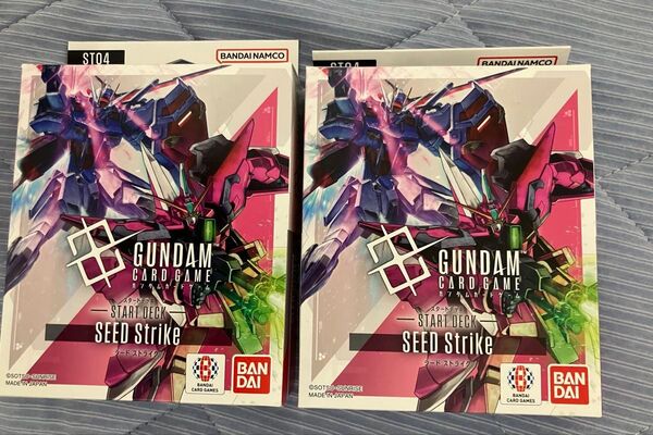 ガンダムカード スタートデッキ seed strike シードストライク 2個セット ガンダムカードゲーム