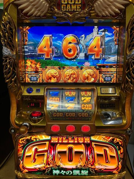 【送料込】ミリオンゴッド神々の凱旋 パチスロ実機 ミリオンゴッド 神々の凱旋 GOD パチスロ ユニバーサル実機 スロット実機