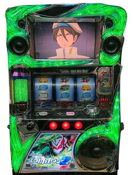 【送料込】交響詩篇エウレカセブン2 パチスロ 実機 家庭用電源 スロット スロット実機 パチスロ実機 サミー エウレカセブン2