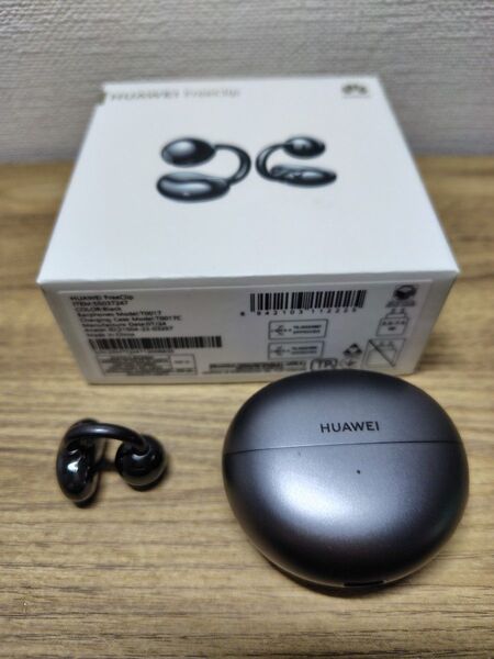 HUAWEI FreeClip ブラック イヤフォン片方+充電ケース