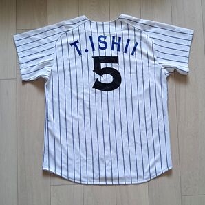 【当時物】横浜 ベイスターズ 石井 ホーム ユニフォーム フリー DeNA カープ ジャイアンツ 巨人 スワローズ