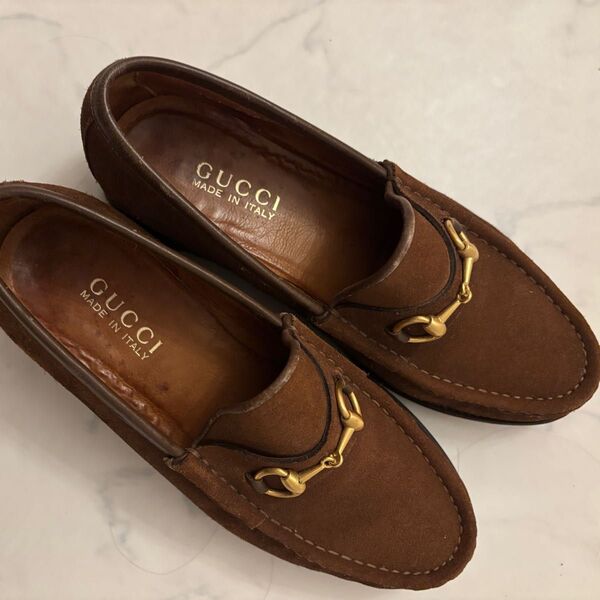 Gucci スウェードローファー 37 C 24cm GUCCI