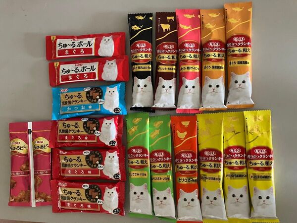 キャットフード 猫おやつ 総合栄養食 ちゅーる和え ちゅーるクランキー ちゅーるボール ちゅーるビー