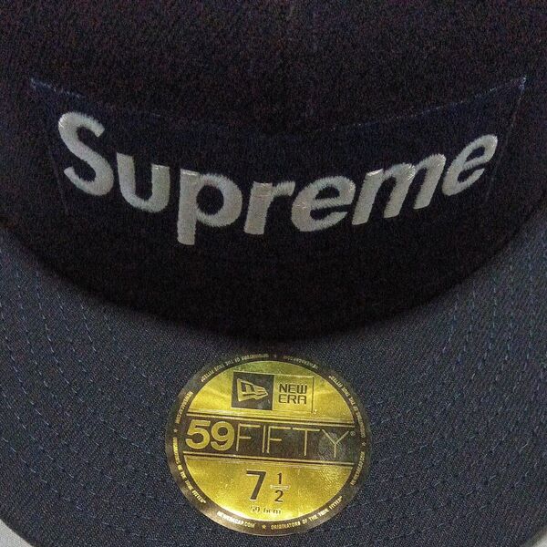 ニューエラ キャップ シュプリーム Box Logo ボックスロゴ New Era CAP ブラック