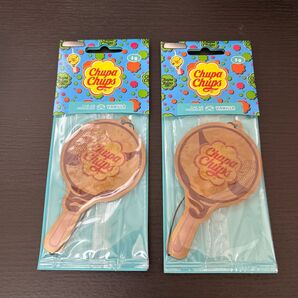 Chupa Chups Car Air Freshener 車用芳香剤 バニラの香り 2個セット エアーフレッシュナー 3g