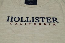 Hollister 刺繍 ロゴ Tシャツ 半袖/XL/ヘザータン/メンズ ホリスター アバクロ カットソー a&f 大きいサイズ 2ｌ_画像3