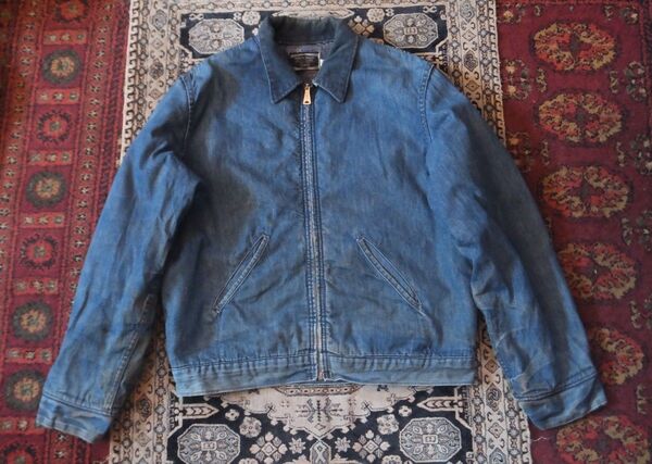 70s sears denim zip jacket デニムジャケット ワークジャケット 古着