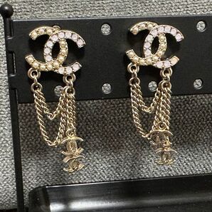 シャネル ココマーク ピアス パール