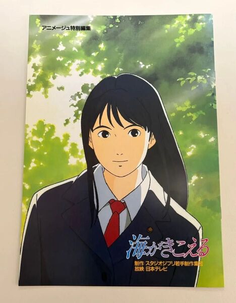 海がきこえる 復刻 パンフレット 新品未読品 スタジオジブリ 映画 アニメ