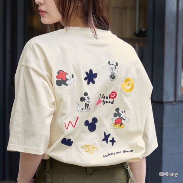 新品 ディズニー ミッキーマウス Tシャツ L