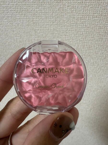 キャンメイク クリームチーク (パールタイプ) (P06 スウィートコーラル) 4.0g