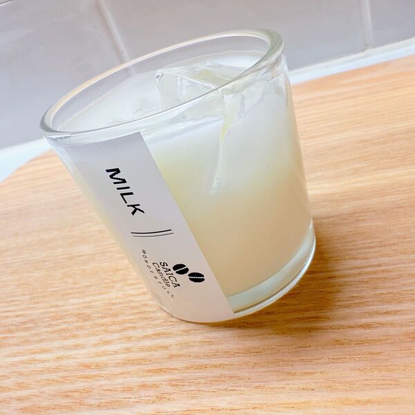 ☆カフェラテキャンドル アロマキャンドル ミルク風 ハンドメイド
