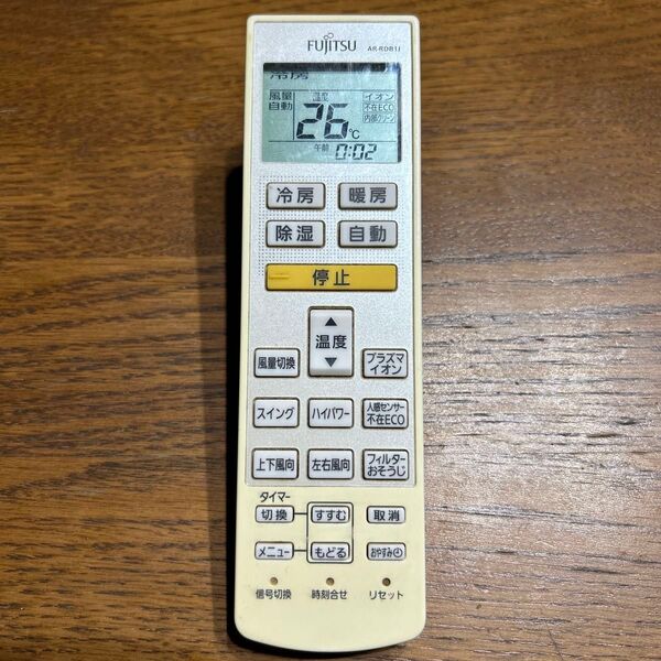555・FUJITSU/富士通・エアコンリモコン・品番AR-RDB1J