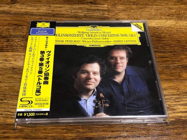 イツァークパールマン ITZHAK PERLMAN モーツァルト:ヴァイオリン協奏曲第3番&第5番 ≪トルコ風≫ SHM-CD
