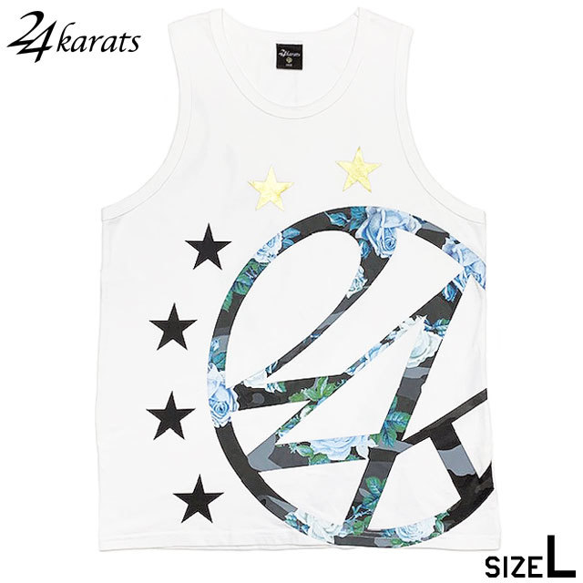 国内正規品■EXILE愛用ブランド 24KARATS (24カラッツ) ローズ柄