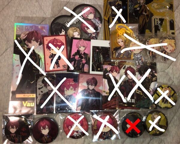 騎士A グッズ まとめ売り セット KnightA しゆん そうま てるとくん ばぁう 缶バッジ 軍服 メタカ ホロチケ くじ