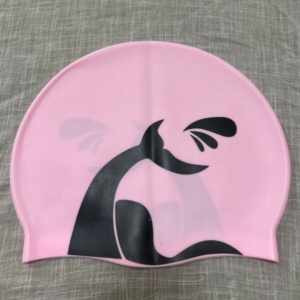 新品 スイムキャップ シリコン 水泳帽 ピンク
