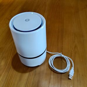 小型空気清浄機 USB電源 ホワイト