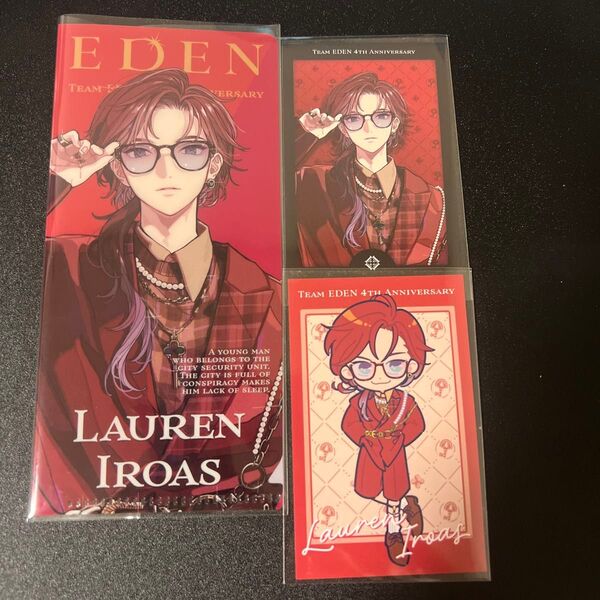 にじさんじ【エデン組 4th Anniversary】ランダムチェキ風カード ローレン・イロアス
