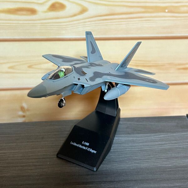 F-22 ラプター ダイキャスト 1/100 戦闘機 モデル