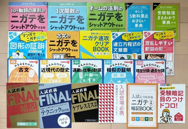 中学3年 参考書 問題集 まとめ売り 高校受験 入試対策 進研ゼミ 中学講座
